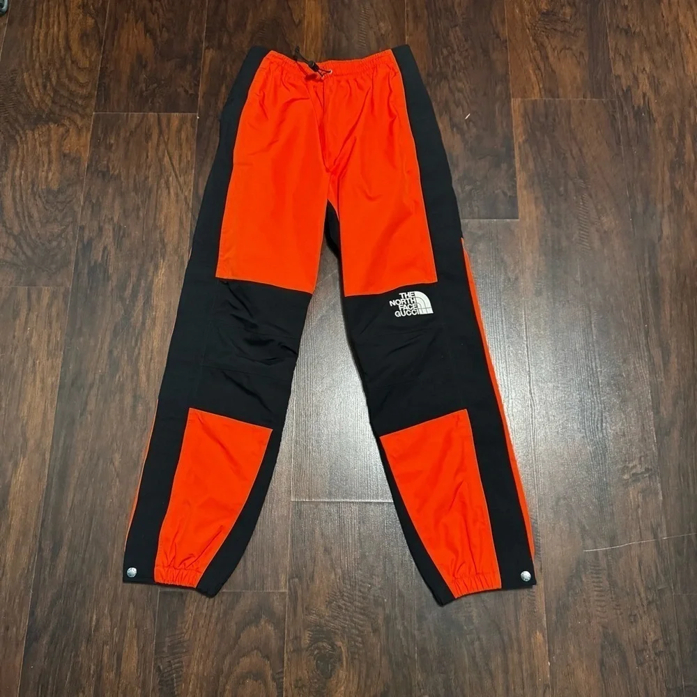 Gucci x The North Face Vibrant Orange & Black Men’s Joggers